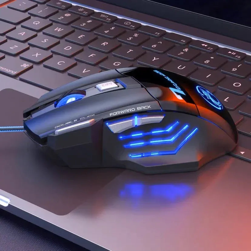 Mouse gamer  3200dpi com LED laser X7