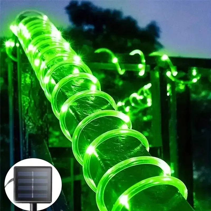 luz led estilo espiral solar