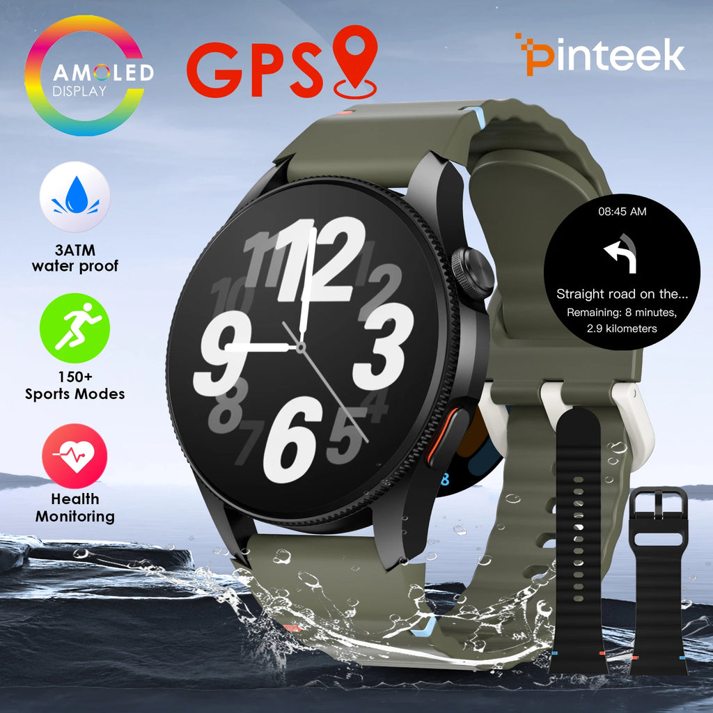 Smartwatch G12 Pinteek com GPS Integrado