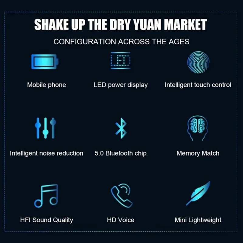 Fone Bluetooth TWS F9-5 DAMORE