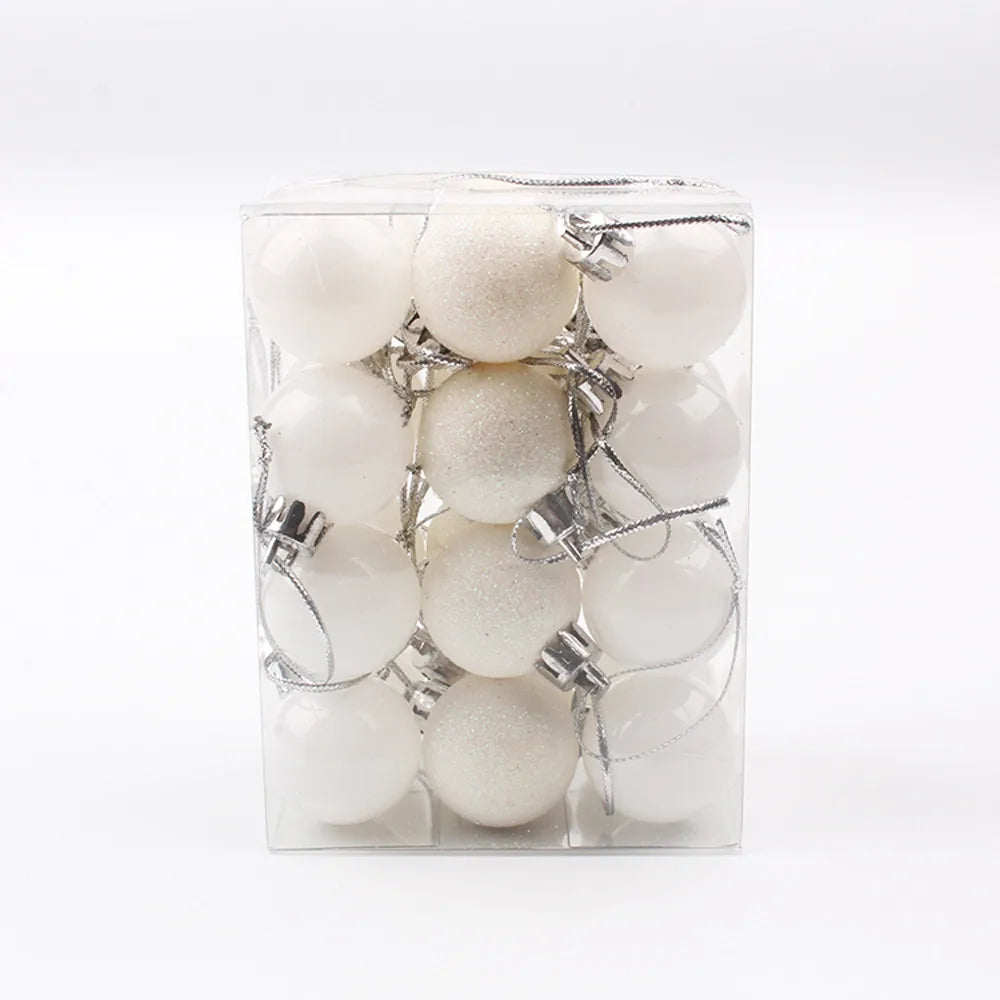 enfeite de bolas para arvore de natal com 24pcs 3cm