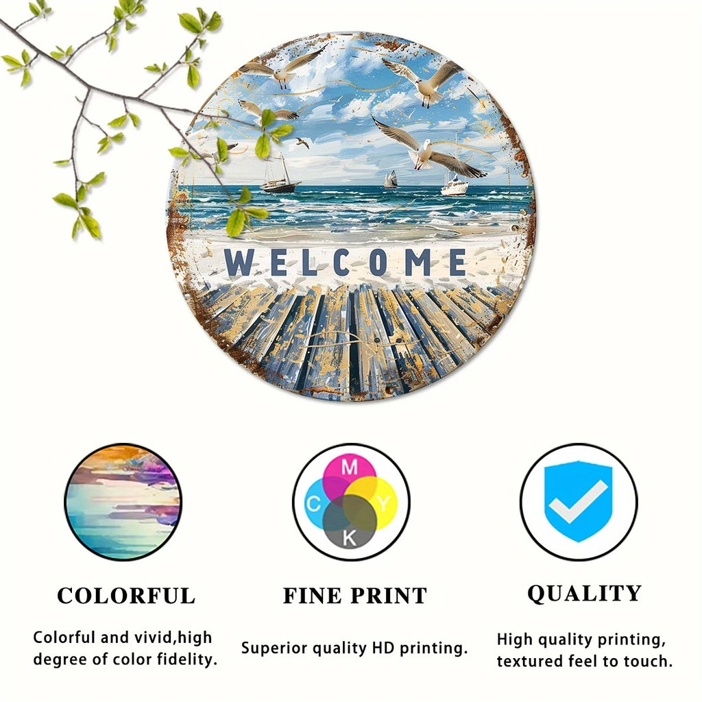 1 quadro mar, praia lindo